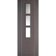 Choc Grey Alcaraz Glazed Door