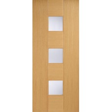 Oak Catalonia Glazed Door