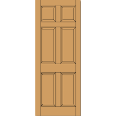Colonial Dowel Hardwood External 78X30