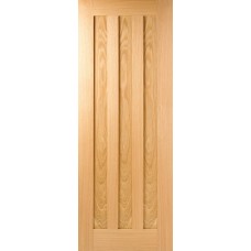 Oak Idaho 3 Panel Fire Door