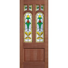 M&T Camden Tulip 6 Light Hardwood Ext 84X36