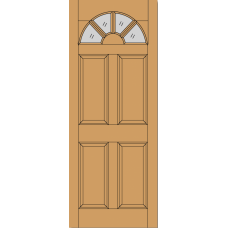 Carolina M&T 4Panel H/Wood 78X30X44Mm