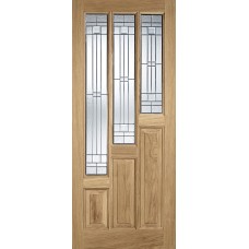 Coventry Oak With Elegant Zinc Glass 78X33344Mm