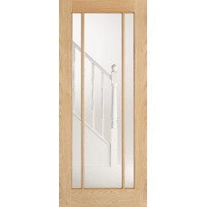 Oak Lincoln 3 Panel Glazed Door