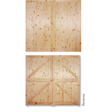 7'0 High X 7'0 Wide Redwood Flb Garage Door       