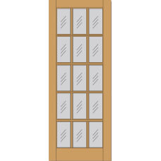 Sa 15L Hardwood External Dowel 84X36