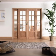 Lincoln Oak Room Divider 6'