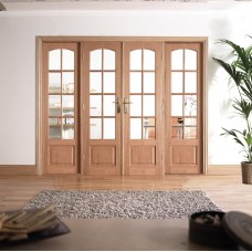Lincoln Oak Room Divider 8'