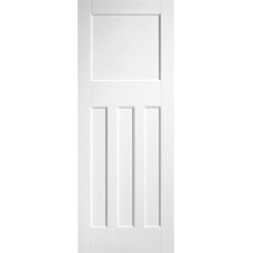 White Primed DX 30's Style Fire Door