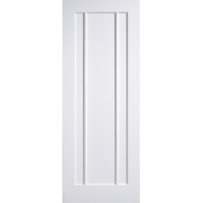 White Primed Lincoln 3 Panel Door