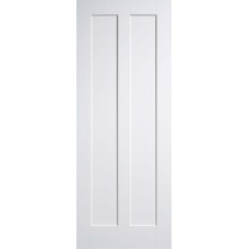 White Primed Maine 2 Panel