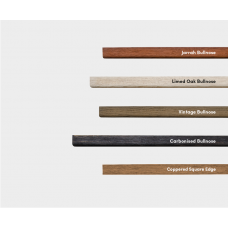 Millboard Bullnose Edging Standard 3200mm x 50mm x 32mm Coppered Oak