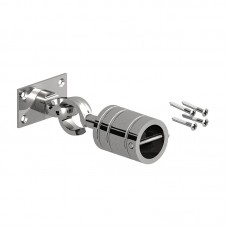 Fencemate Hook & Eye on Plate 24mm Chrome