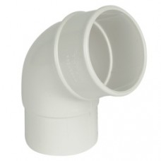 Round 68mm 112.5° Offset Bend White