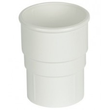 Round 68mm Pipe Socket White
