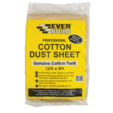 Everbuild Cotton Dustsheet 12ft x 9ft