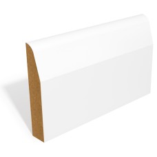  Primed MDF Chamfered 14.5x69mm Skirting 5490mm SAM22