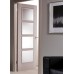 Light Grey Vancouver 4 Light Clear Glazed Door