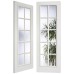 Composite 10 Light Clear Glazed Door Pair