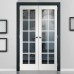 Composite 10 Light Clear Glazed Door Pair