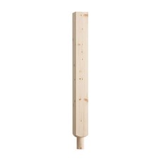 Benchmark Pine Patrice Spigot Newel Post 850x91x91mm