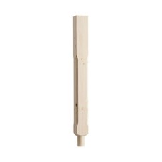 Benchmark Pine Stop Chamfered Spigot Newel Post 850x91x91mm