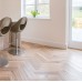 Raw Cotton Engineered European Oak Herringbone
