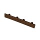 HD Deck XS End Cap 25x146mm Walnut Pack 20