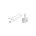 Treated Decking Handrail 1800x44x68mm 