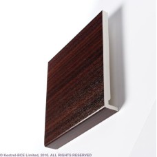 250mm S16 Square Fascia Mahogany 5000mm