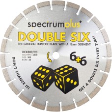 OX Spectrum Plus Double Six Diamond Blade - GP - 115/22.23mm