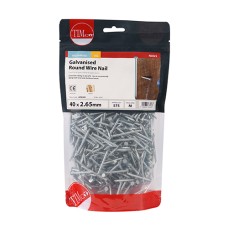 Galvanised Round Head Nails 100 x 4.50mm 1.00KG