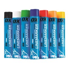 OX 750ML Permanent Line Marker Spray, Yellow