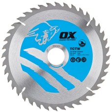 OX Wood Cutting Circular Saw Blade 160/20mm, 20 Teeth ATB 