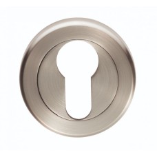 Serozzetta Euro Profile Escutcheon Satin Nickel