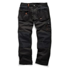 Scruffs Blk Worker Plus Trouser Black