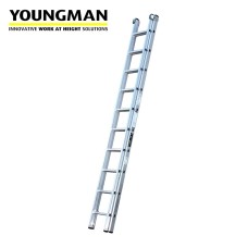 Youngman Trade 200 2-Section Push Up Extension Ladder - 3.66m to 6.27m