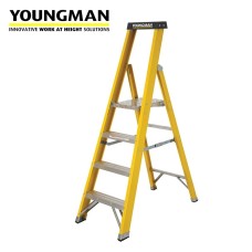 Youngman 4 Tread S400 GRP Trade Platform Step Ladder